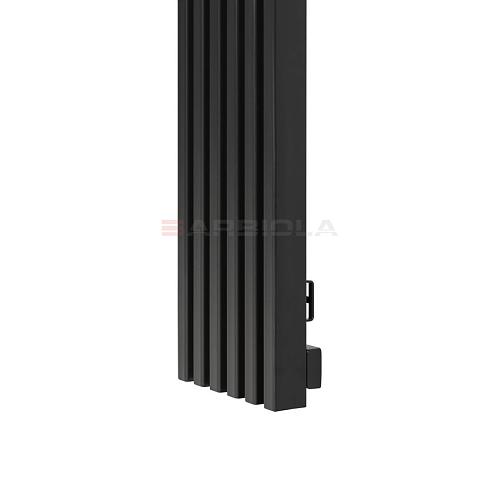 Arbiola Compact H 1800-63-14 секции черный вертикальный радиатор c боковым подключением