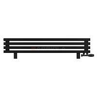 Arbiola Gorizont Ritmo VZ 1200-40-04 секции чёрный горизонтальный  радиатор c нижним подключением (на ножках)