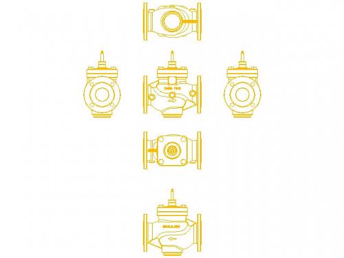 Danfoss VFM 2 DN125 (065B3503) Клапан регулирующий фланцевый