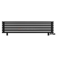 Arbiola Gorizont Ritmo VZ 2000-40-07 секций чёрный горизонтальный  радиатор c нижним подключением (на ножках)