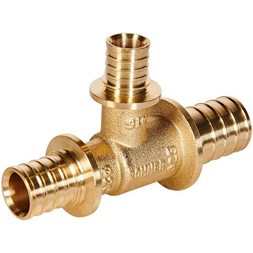 ROMMER Тройник переходной 25x16x20 для труб из сшитого полиэтилена осевой