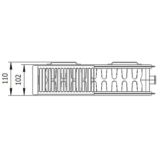 Axis 22 300x900 Classic стальной панельный радиатор с боковым подключением