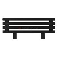 Arbiola Gorizont Ritmo HZ 1000-40-04 секции чёрный горизонтальный  радиатор c боковым подключением (на ножках)