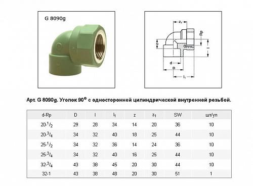 Baenninger Уголок  ВР 20 x 3/4"