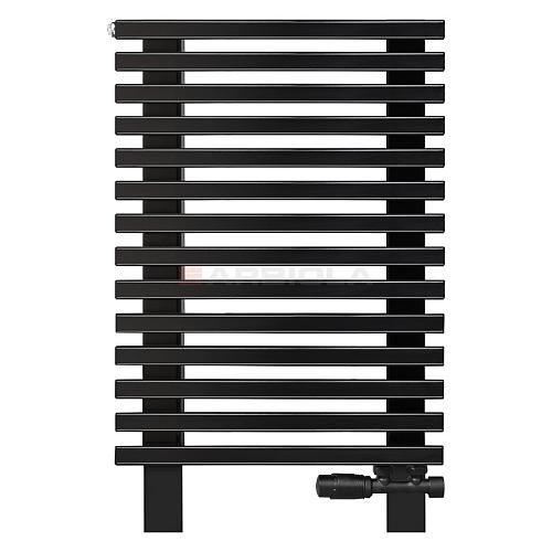 Arbiola Gorizont Compact VZ 600-63-14 секции черный горизонтальный радиатор c нижним подключением с ножками