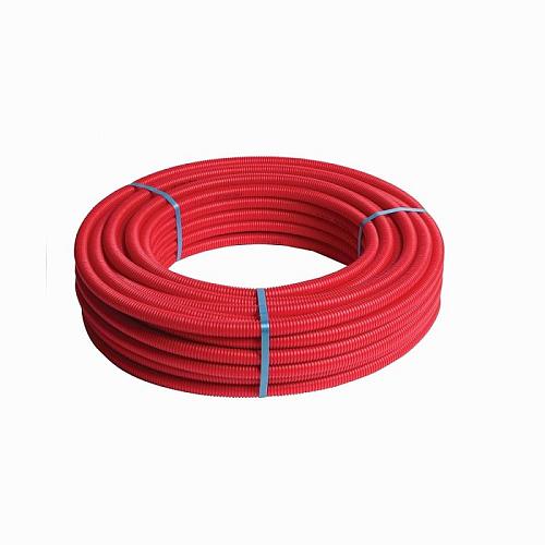 Henco Standard PEXc-AL-PEXc 16х2 мм (25 м) в красной гофре труба металлопластиковая