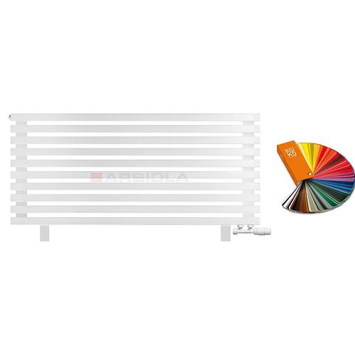 Arbiola Gorizont Ritmo VZ 1200-40-10 секций цветной горизонтальный  радиатор c нижним подключением (на ножках)