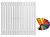 Arbiola Iris 42 H 700-42-15 секции цветной вертикальный радиатор c боковым подключением