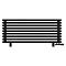Arbiola Gorizont Ritmo VZ 1250-40-09 секций чёрный горизонтальный  радиатор c нижним подключением (на ножках)