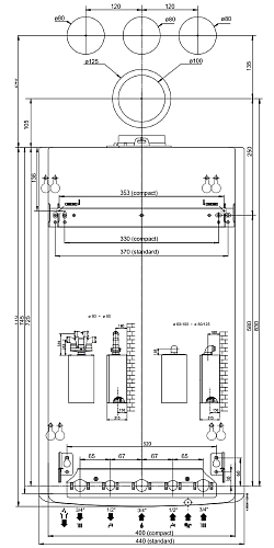 Chaffoteaux (Ariston) Pigma Ultra System 30 FF Настенный одноконтурный традиционный газовый котел